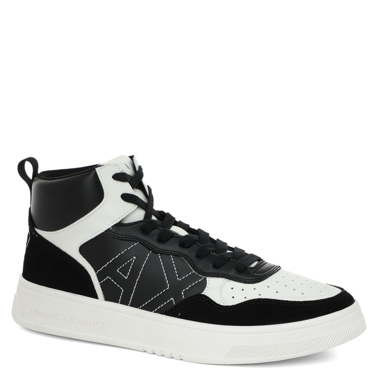 

Кеды мужские Armani Exchange XUZ040 черные 43.5 EU, Черный, XUZ040