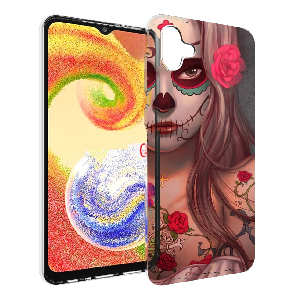 

Чехол MyPads девочка в рисунках для Samsung Galaxy A04, Прозрачный, Tocco