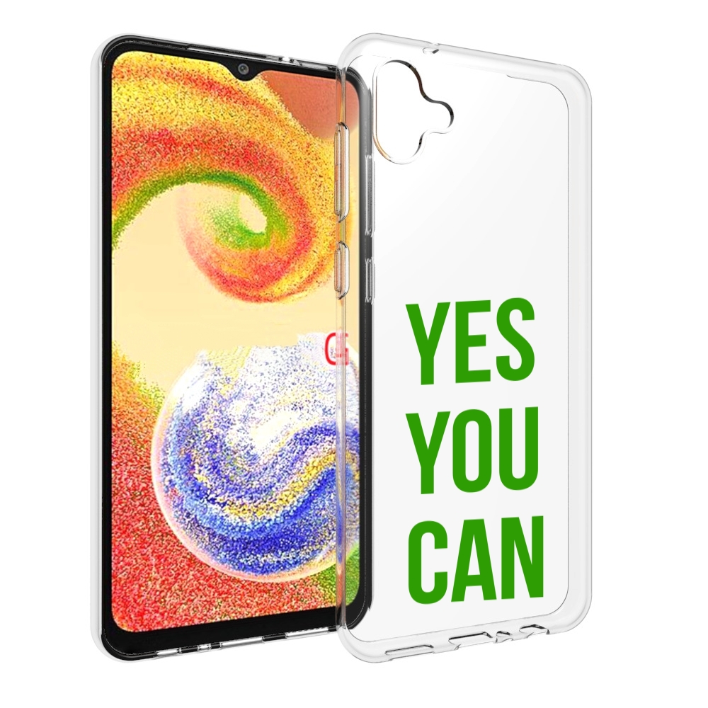 

Чехол MyPads да-ты-можешь для Samsung Galaxy A04, Прозрачный, Tocco