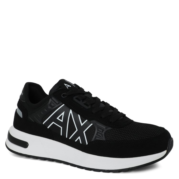 

Кроссовки мужские Armani Exchange XUX090 черные 43 EU, XUX090