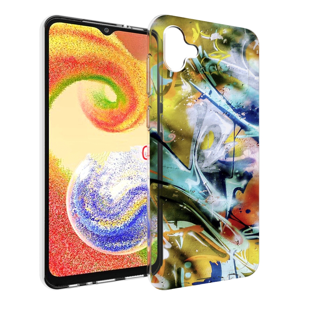 

Чехол MyPads граффити-хаос для Samsung Galaxy A04, Прозрачный, Tocco