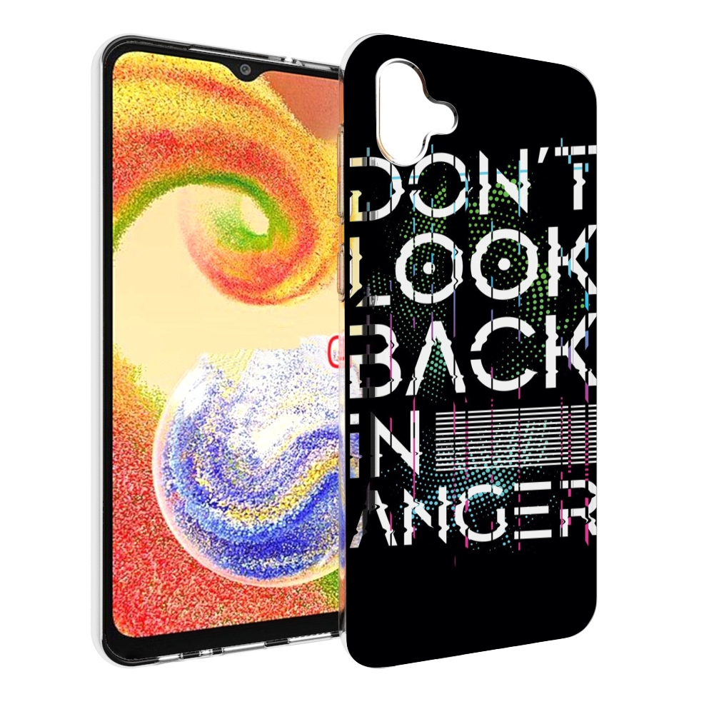

Чехол MyPads графический-текст для Samsung Galaxy A04, Прозрачный, Tocco