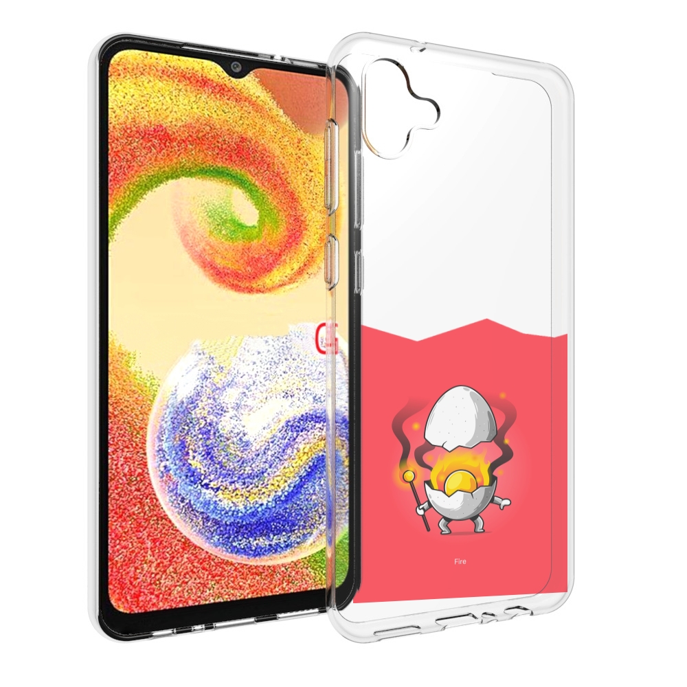 

Чехол MyPads горелое яйцо для Samsung Galaxy A04, Прозрачный, Tocco
