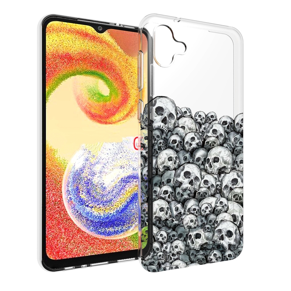 

Чехол MyPads гора из черепов для Samsung Galaxy A04, Прозрачный, Tocco