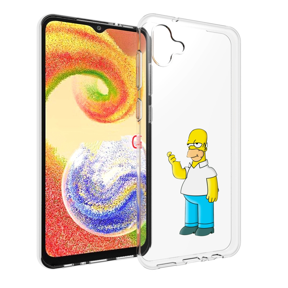 

Чехол MyPads гомер-симпсон для Samsung Galaxy A04, Прозрачный, Tocco
