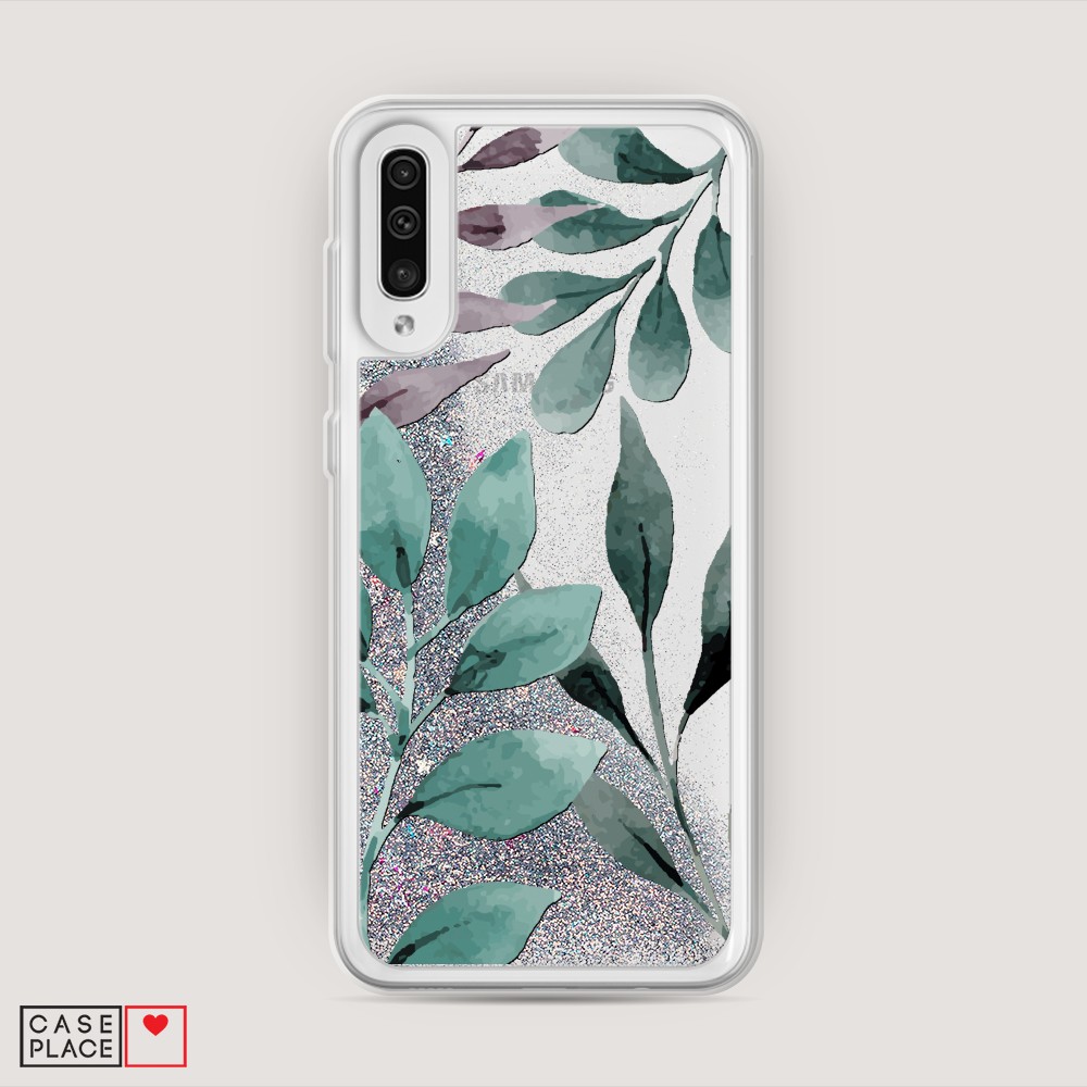 

Чехол Awog на Samsung Galaxy A50/A30S "Листы цветов", Разноцветный, 27791-1