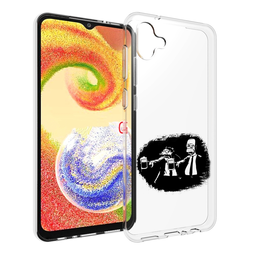 

Чехол MyPads гомер пьет для Samsung Galaxy A04, Прозрачный, Tocco