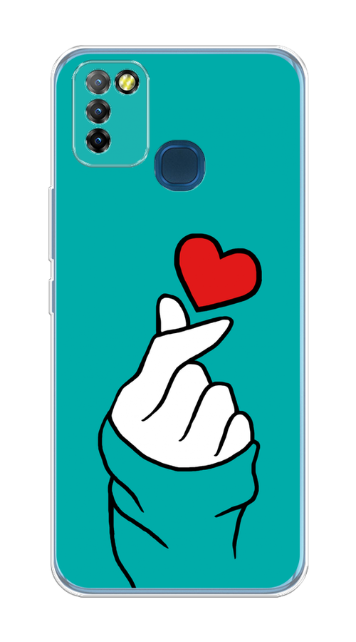

Чехол Awog на Infinix HOT 10 Lite "Маленькое сердечко", Разноцветный, 3100350-7