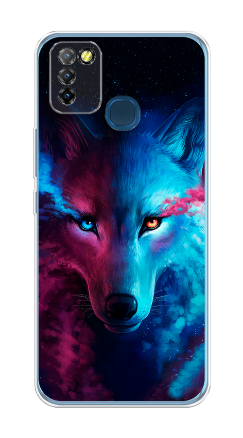 

Чехол Awog на Infinix HOT 10 Lite "Волшебный волк", Разноцветный, 3100350-1