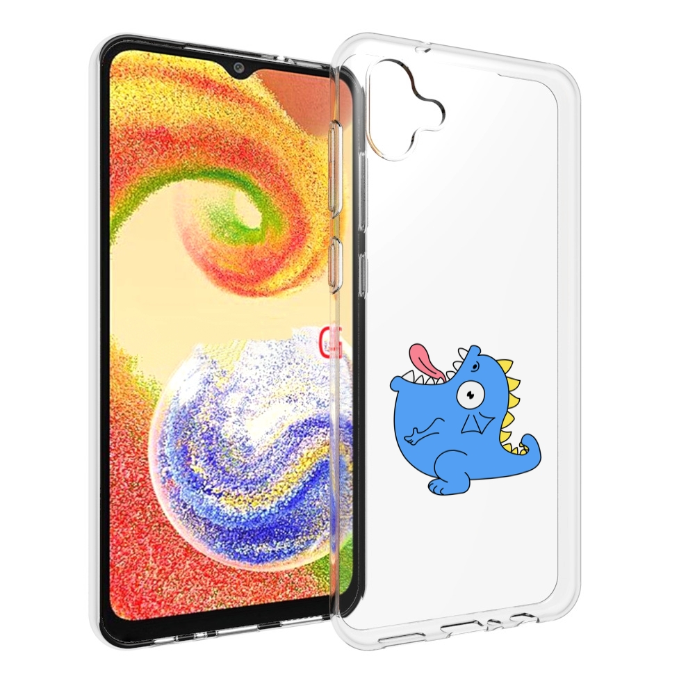 

Чехол MyPads голубая-рыбка для Samsung Galaxy A04, Прозрачный, Tocco