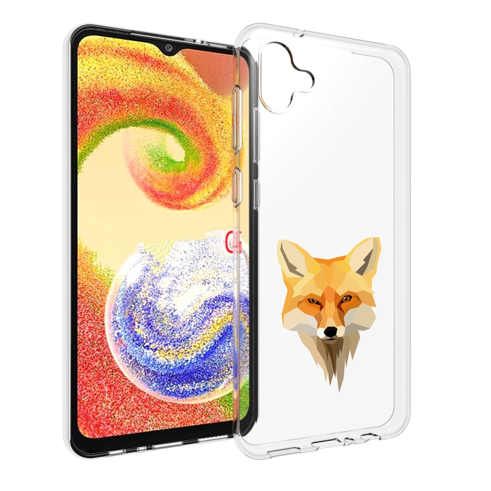 

Чехол MyPads голова-лисы для Samsung Galaxy A04, Прозрачный, Tocco
