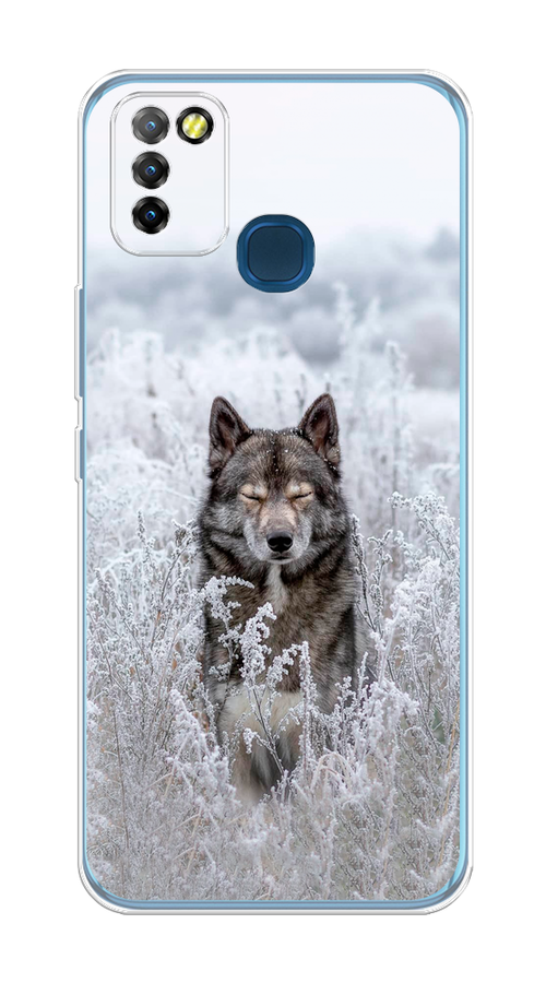 

Чехол Awog на Infinix HOT 10 Lite "Волк в поле", Разноцветный, 3100350-1