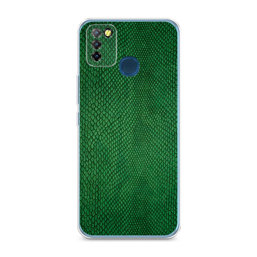 

Чехол Awog на Infinix HOT 10 Lite "Изумрудная змея", Разноцветный, 3100350-3