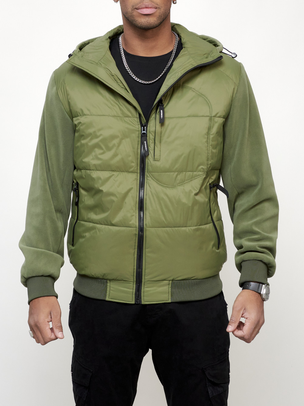 Куртка мужская AD7335 зеленая XL