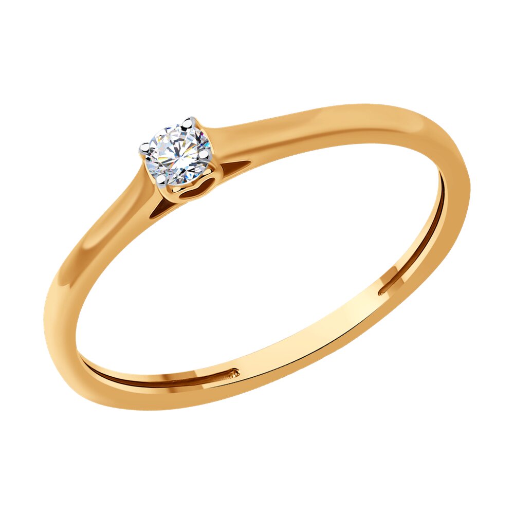 

Кольцо из золота р. , SOKOLOV Diamonds 1012447, бриллиант, 1012447