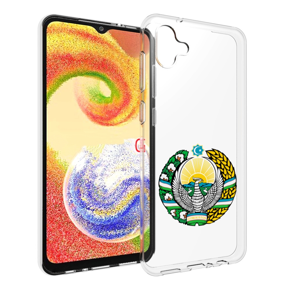 

Чехол MyPads герб-узбекистана для Samsung Galaxy A04, Прозрачный, Tocco