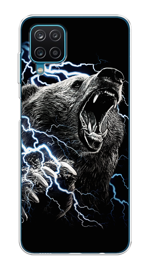 

Чехол на Samsung Galaxy A12/M12 "Гроза и медведь", Черный;серый;серебристый, 2101650-1