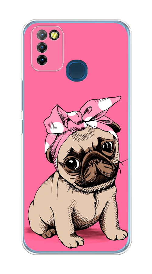 

Чехол Awog на Infinix HOT 10 Lite "Dog Pin-Up", Разноцветный, 3100350-2