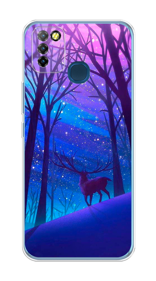 

Чехол Awog на Infinix HOT 10 Lite "Северный олень", Разноцветный, 3100350-2
