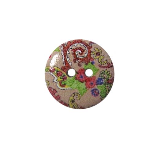 

Пуговица деревянная Айрис, Орнамент 18мм (цвет 85)