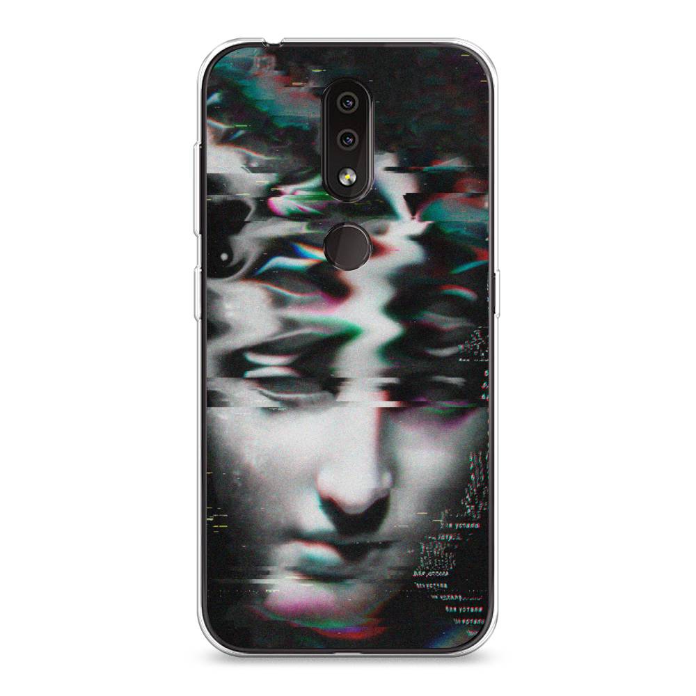 

Чехол Awog на Nokia 4.2 / Нокиа 4.2 "Glitch Art", Серый, 122550-9