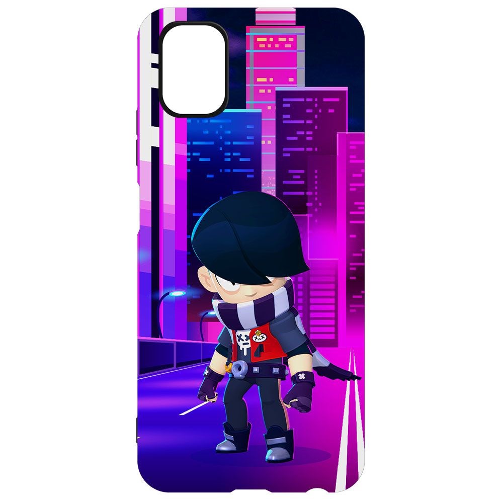 

Чехол-накладка Krutoff Софт Кейс Brawl Stars - Эдгар для ZTE Blade V2020 Smart черный