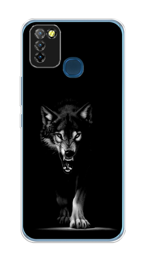 

Чехол Awog на Infinix HOT 10 Lite "Волк выходит из ночи", Разноцветный, 3100350-1