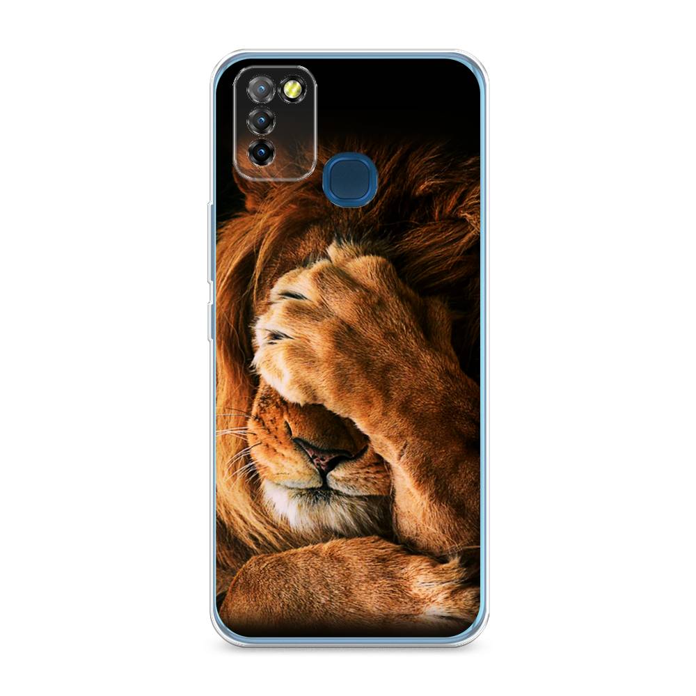 

Чехол Awog на Infinix HOT 10 Lite "Львиный стыд", Разноцветный, 3100350-1