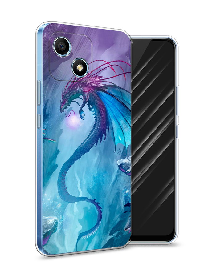 

Чехол Awog на Honor Play 30 "Водный дракон", Разноцветный, 6108750-2