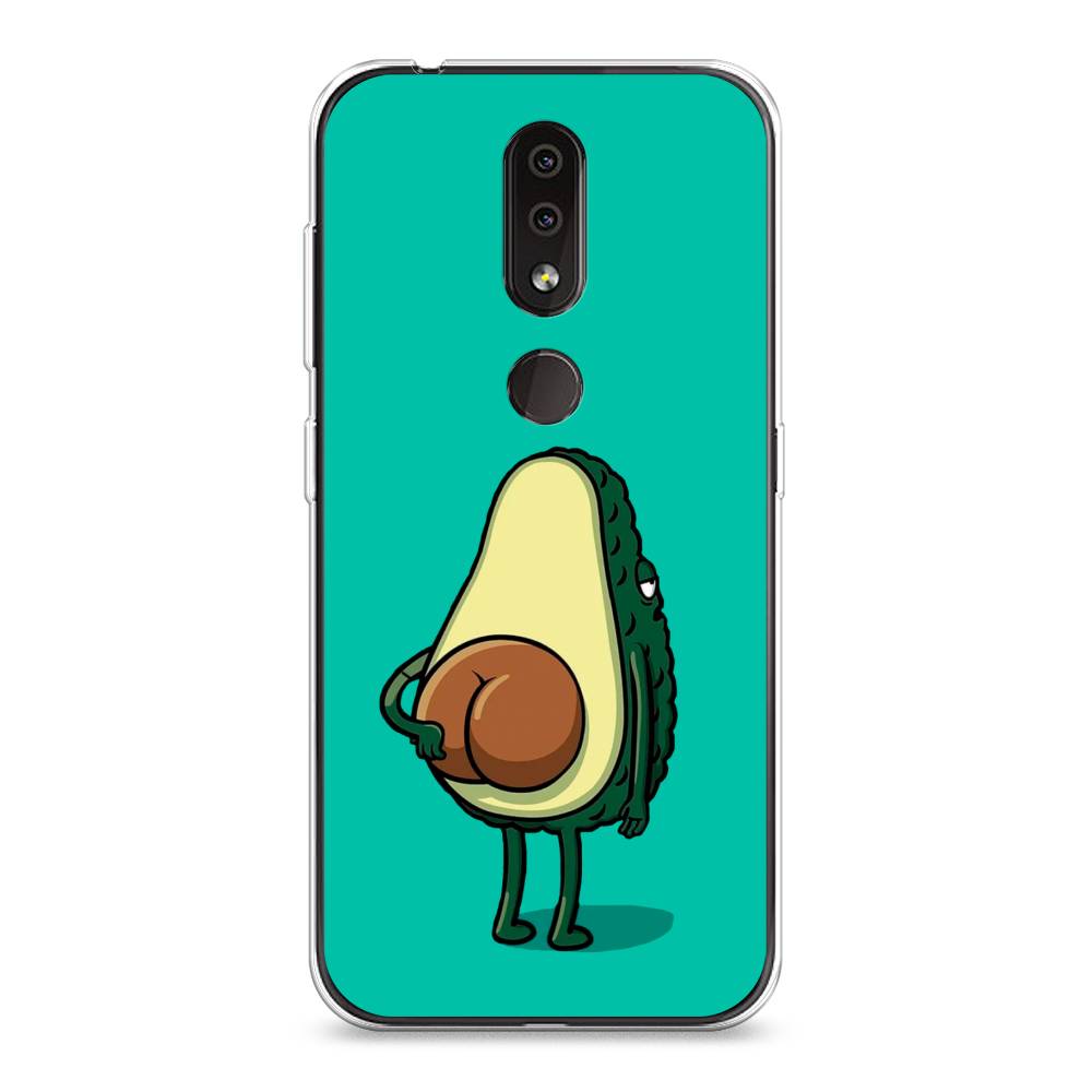 

Чехол Awog на Nokia 4.2 / Нокиа 4.2 "Попа авокадо", Зеленый;коричневый;прозрачный, 122550-10