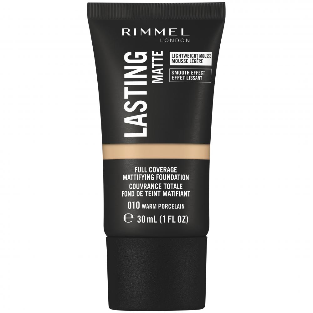 Тональный крем Rimmel LASTING MATTE Full Coverage Mattifying Foundation Тон 010 твой выход бен