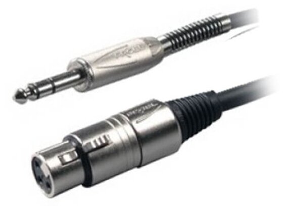 фото Шнур proel 6.3mm stereo jack - xlr/m 5m bulk210lu5