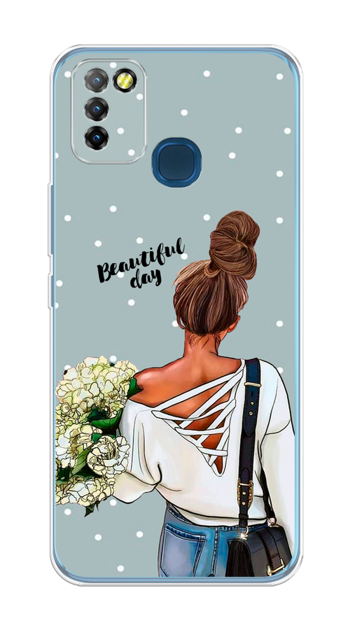 

Чехол Awog на Infinix HOT 10 Lite "Beautiful day", Разноцветный, 3100350-6