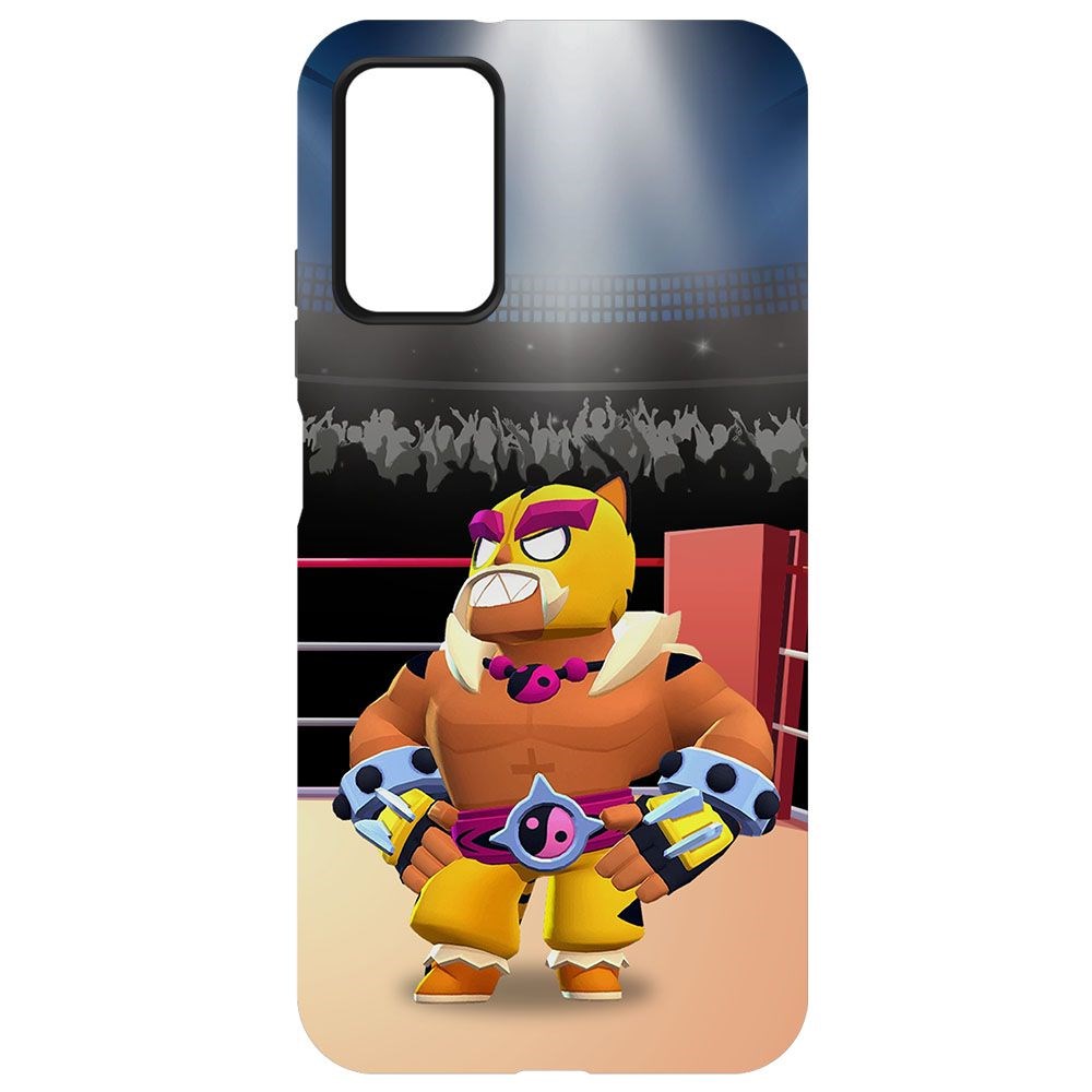 

Чехол-накладка Krutoff Софт Кейс Brawl Stars - Эль Тигро для Xiaomi Redmi 9T черный