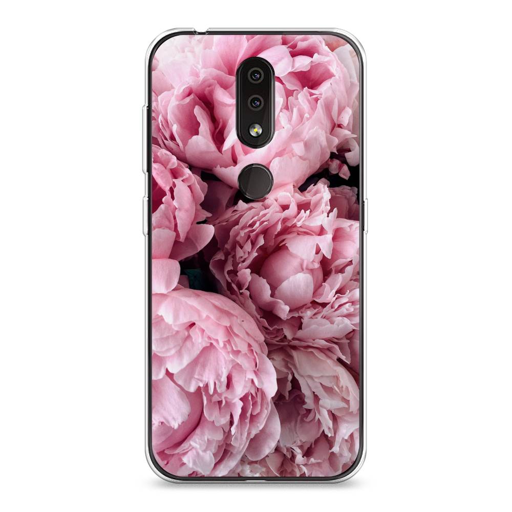 

Чехол Awog на Nokia 4.2 / Нокиа 4.2 "Нежные пионы", Розовый;черный;белый, 122550-8