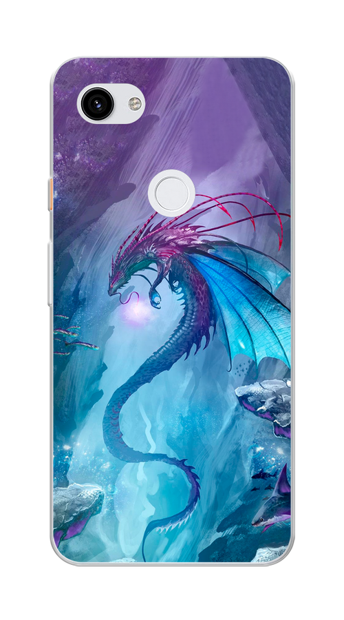 

Чехол Awog на Google Pixel 3A XL "Водный дракон", Разноцветный, 270450-2