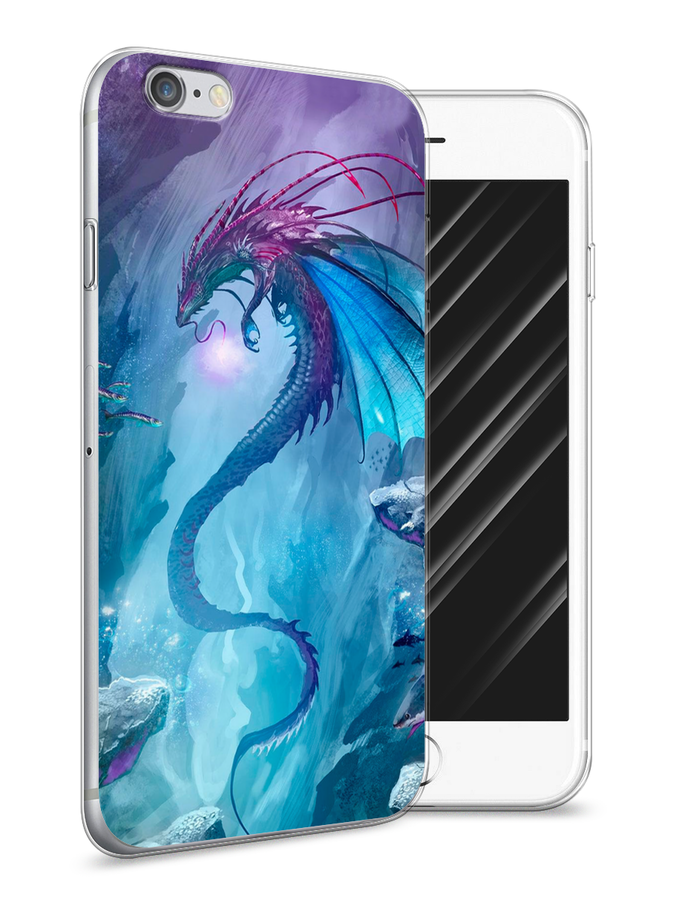 

Чехол Awog на Apple iPhone 6S / Айфон 6S "Водный дракон", Разноцветный, 0104S50-2
