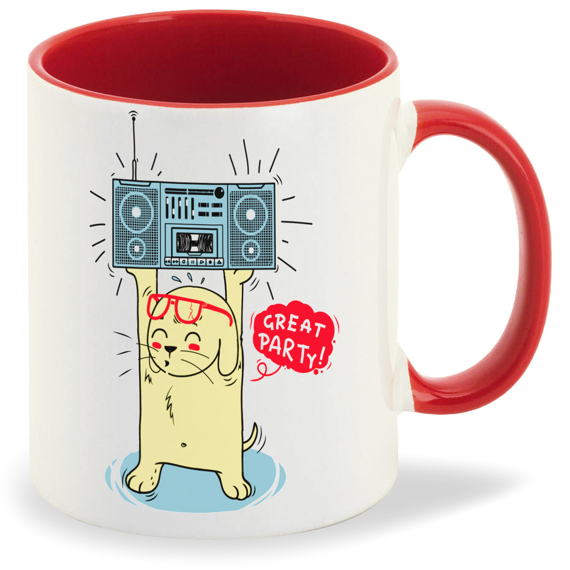 

Кружка CoolPodarok Иллюстрация Заяц с магнитофоном, Иллюстрация Заяц с магнитофоном