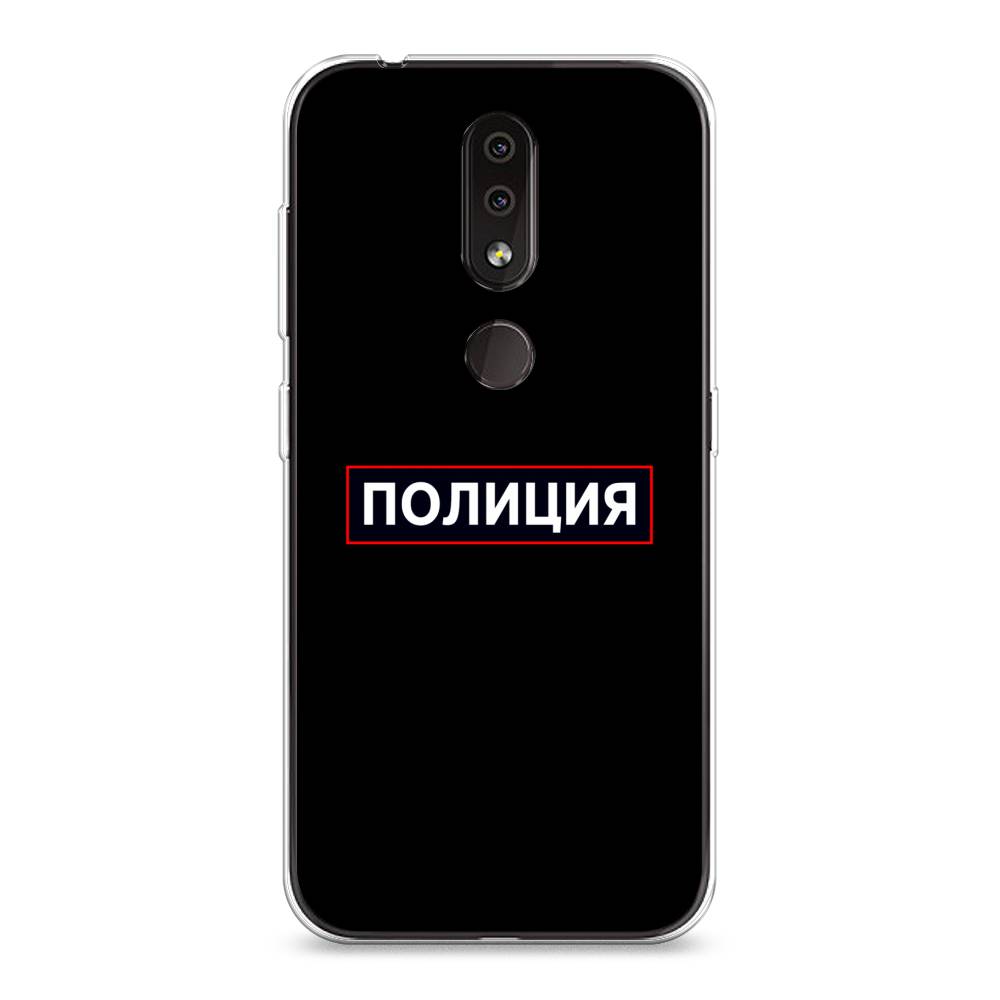 фото Чехол awog "police logo" для nokia 4.2