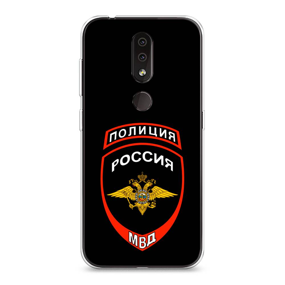 

Чехол Awog на Nokia 4.2 / Нокиа 4.2 "Полиция шеврон", Черный;красный;белый, 122550-5