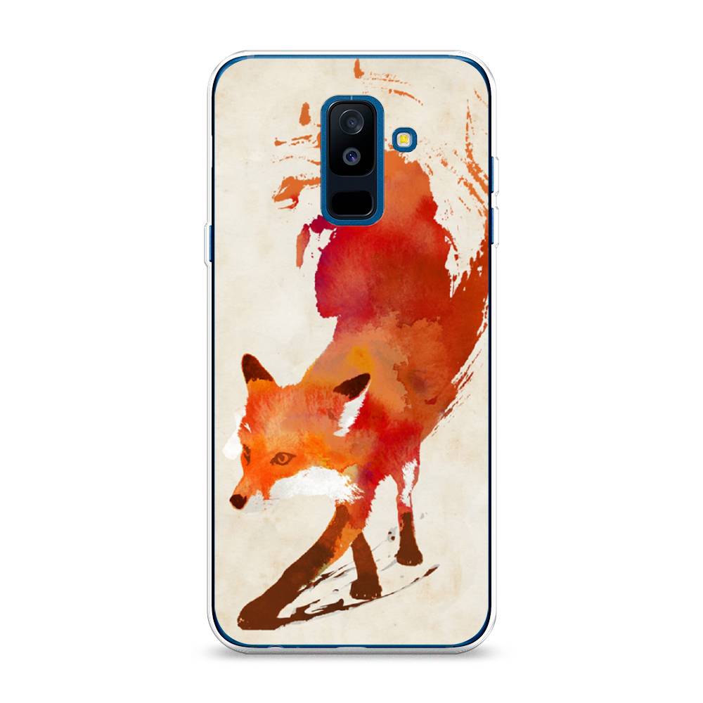 

Чехол Awog на Samsung Galaxy A6 + "Лиса", Оранжевый, 26050-10