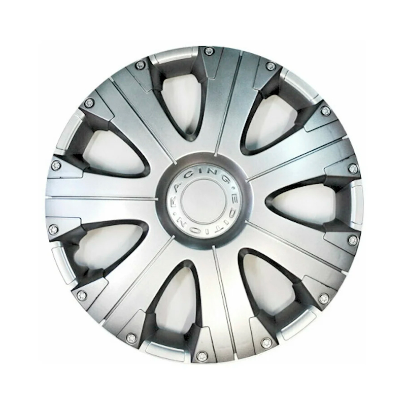 фото Колпаки колесные декоративные r14 super silver "star" расинг (4 шт.)