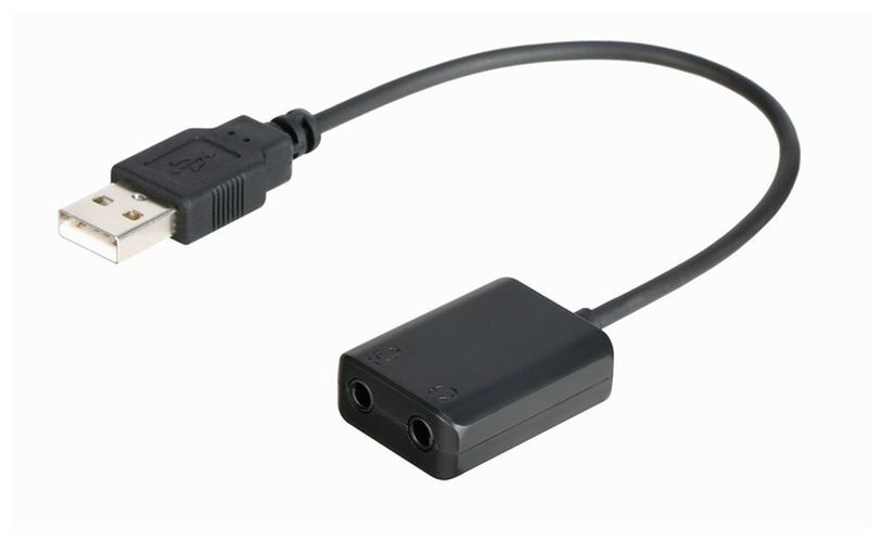 фото Кабель-переходник saramonic ea2l usb - 2xtrs 3.5mm 15cm a01188