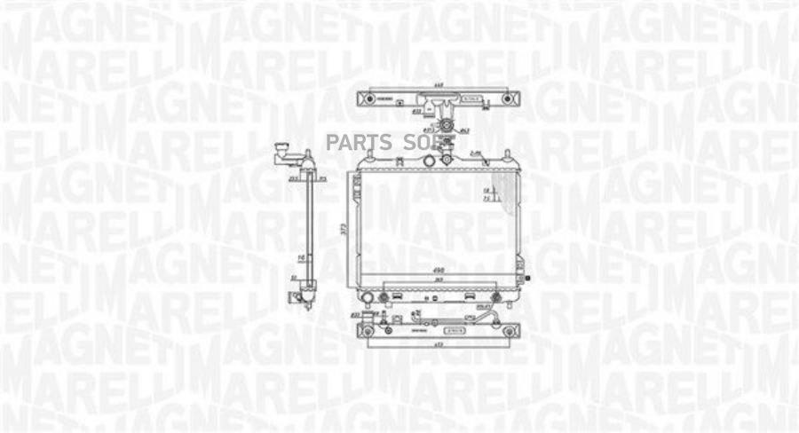 

Радиатор MAGNETI MARELLI арт. 350213197700
