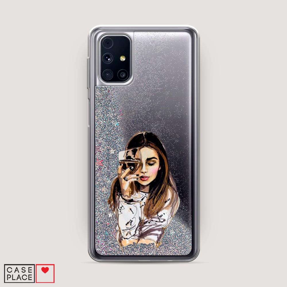 

Чехол Awog на Samsung Galaxy M31s / Самсунг M31s "Девушка с бокалом", Разноцветный, 2101491-1