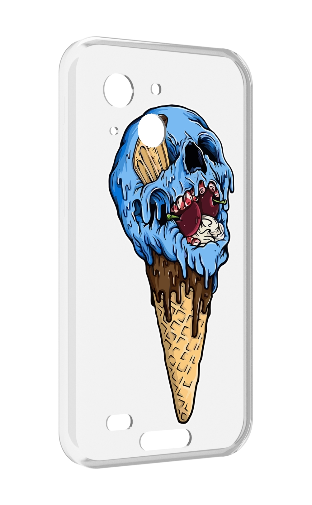 

Чехол MyPads мороженное череп для Oukitel WP20 / WP20 Pro, Прозрачный, Tocco