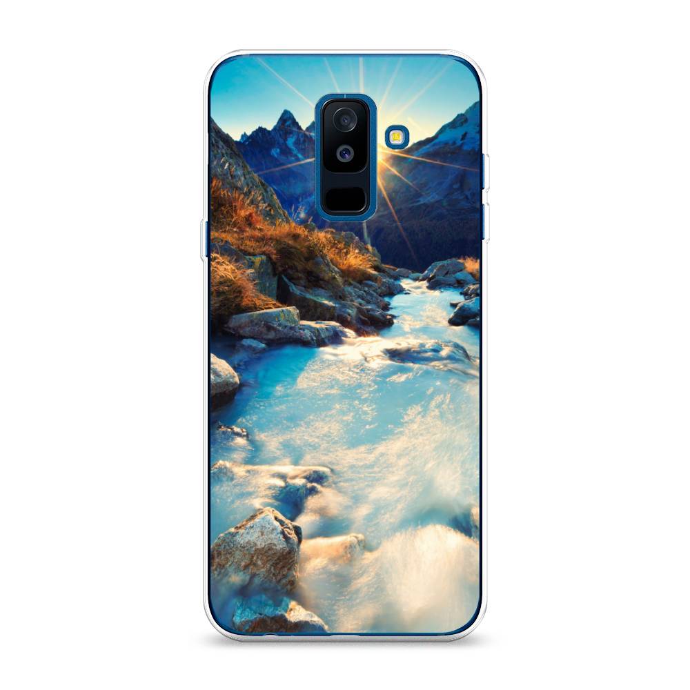 

Чехол Awog на Samsung Galaxy A6 + "Восход 7", Коричневый;белый;голубой, 26050-4