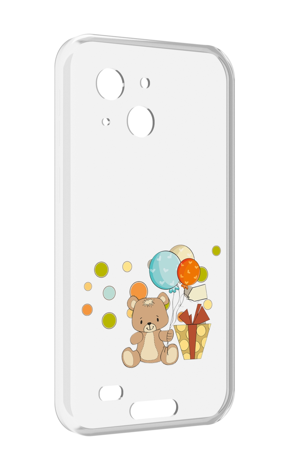 

Чехол MyPads медвеженок с подарком для Oukitel WP20 / WP20 Pro, Прозрачный, Tocco