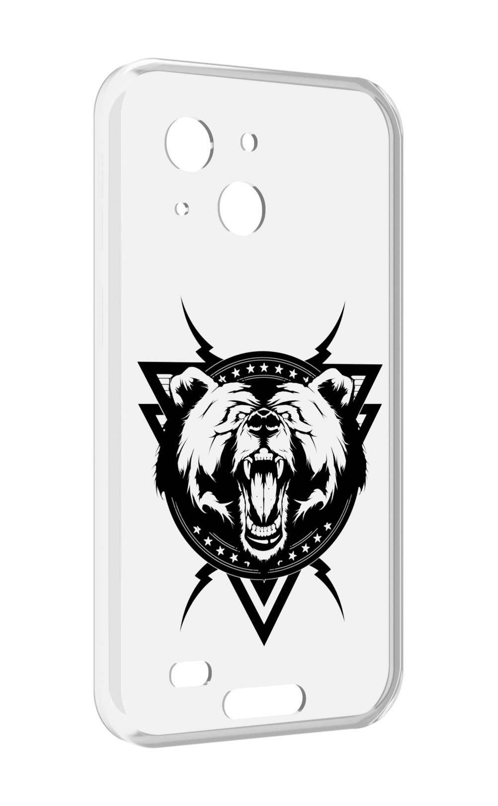 

Чехол MyPads медведь в треугольнике для Oukitel WP20 / WP20 Pro, Прозрачный, Tocco