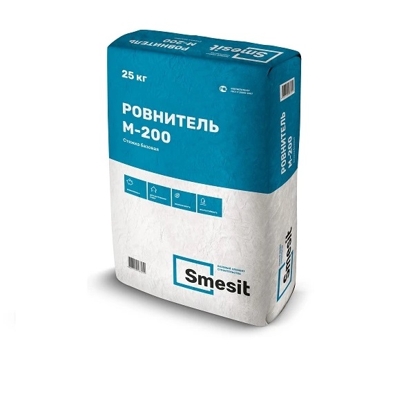 

Стяжка ровнитель базовая М-200 SMESIT 25 кг *1/48